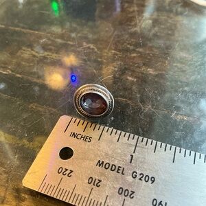 Vintage- amethyst and sterling silver earrings 5.13g